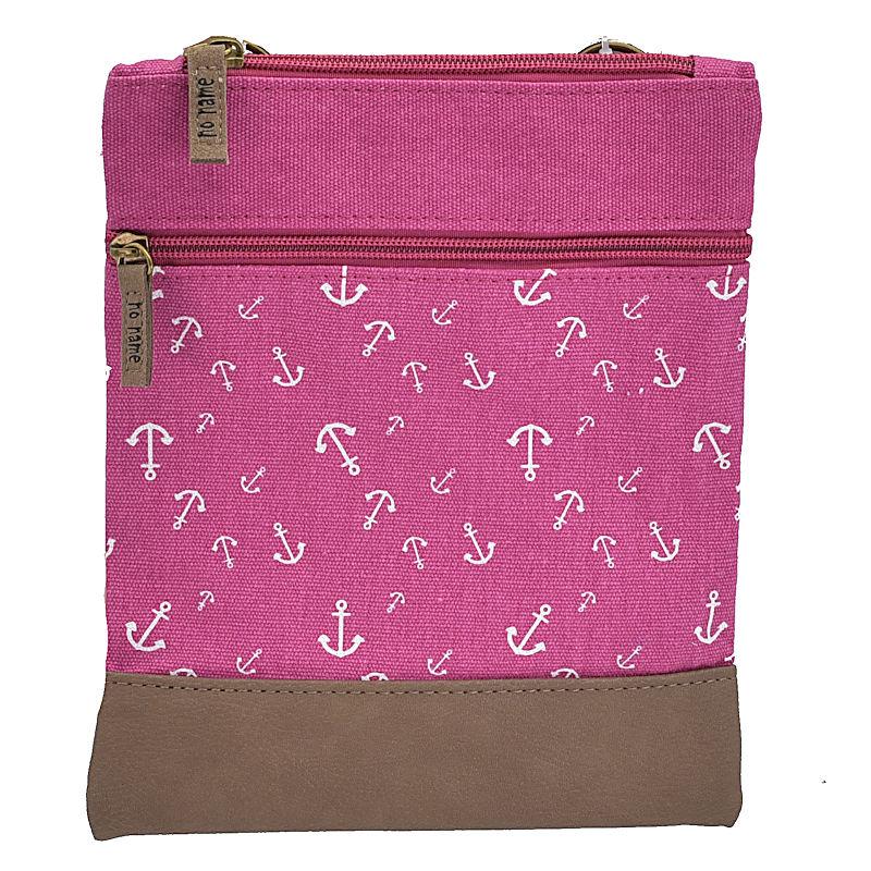 Handtasche Canvas Crossbag Anker pink von No Name